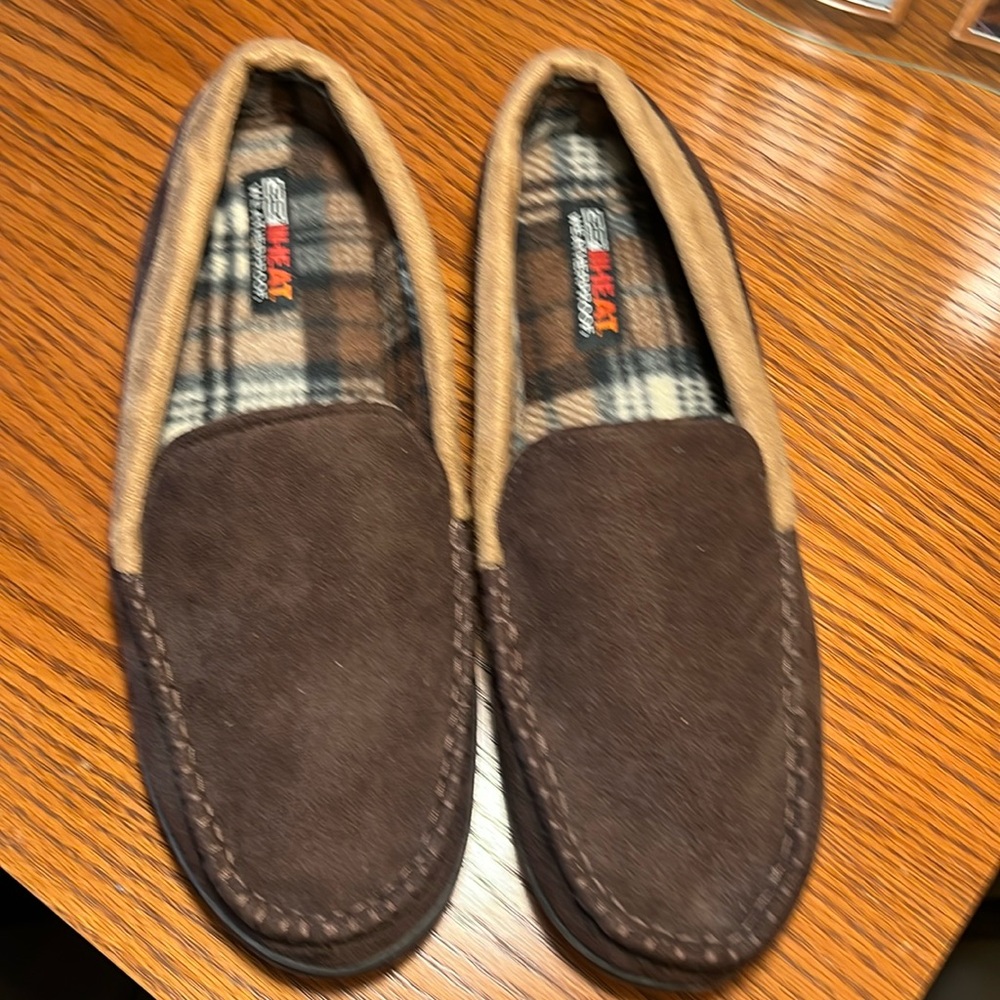 Mens 32 Degree II Heat Weatherproof Slip On Shoes Brown Size 9.5-10.5